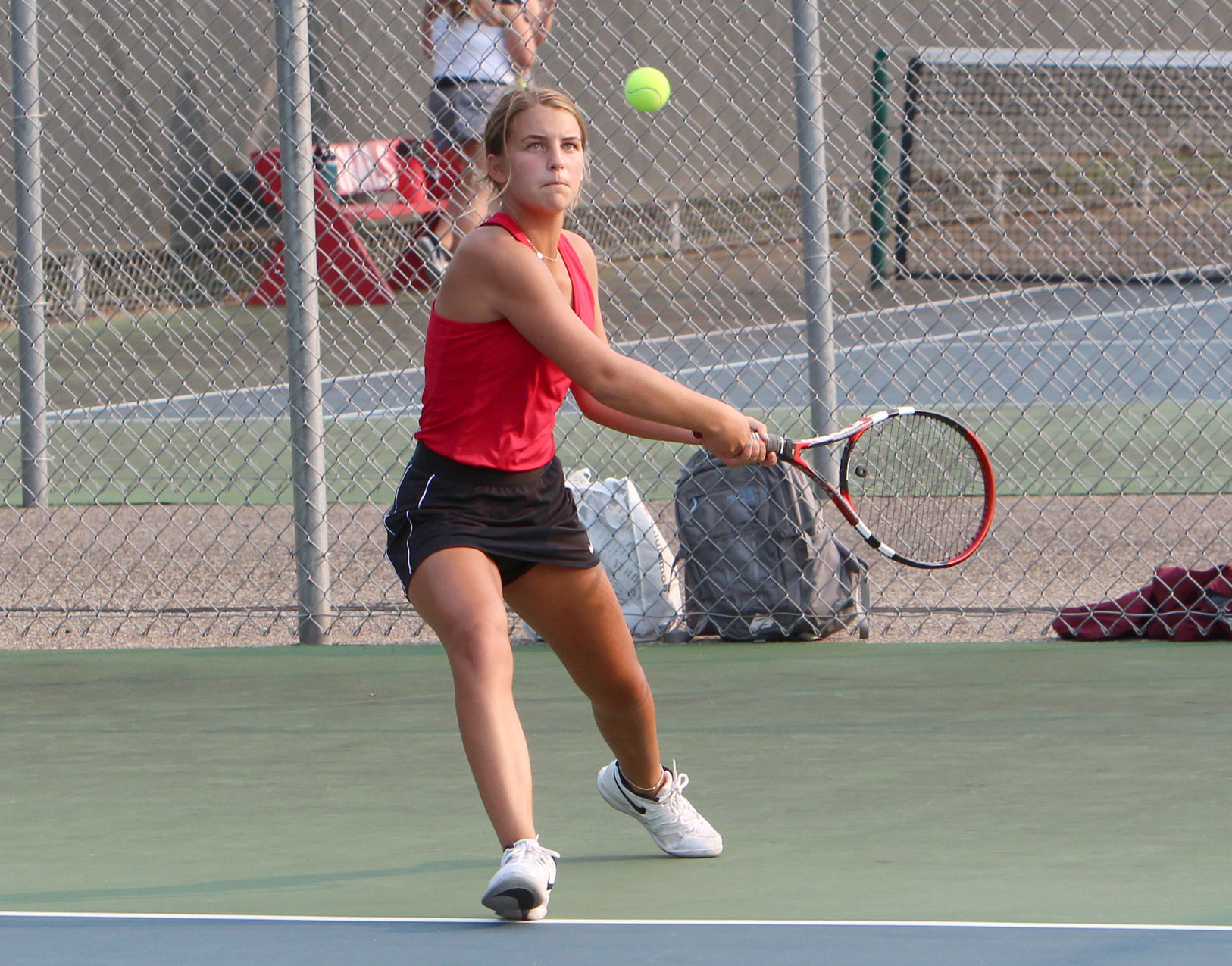 Menomonie at Chippewa Falls girls tennis 9-15-20